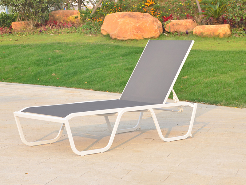 Sonnenlähne im Freien, Aluminiumrahmen Lounge, Tagbett YQ-TB-433