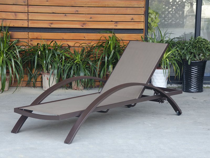 Aluminiumrahmen Lounge, Hotel Swimming Pool Lounge, Tag im Freien YQ-TB-442B