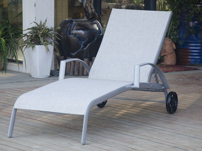 Outdoor Lounge, Hote Lounge, Aluminium-Rahmen-Lounge-Stuhl, Entspannungsmöbel YQ-TB-458