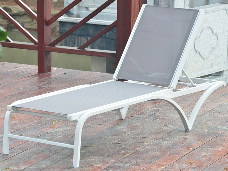 Outdoor Daybed Liegestuhl Mesh Terrasse Möbel, Sonnengeschäfte, Hotel Swimming Pool Lounge YQ-TB-508