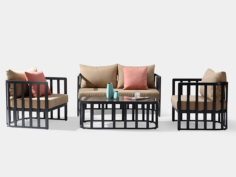 Freizeit im Freienmöbel Aluminium mit Kissen YQA-1090