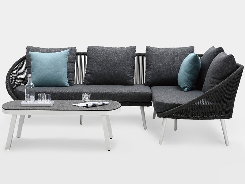 Modulares Sofagarnitur für Terrasse, Balkon, Gartenseil, für den Außenbereich, YQC-2746