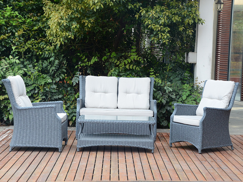4PCS Rattan Sofa Set, Europäischer Markt Rattan Furniture YQR-496