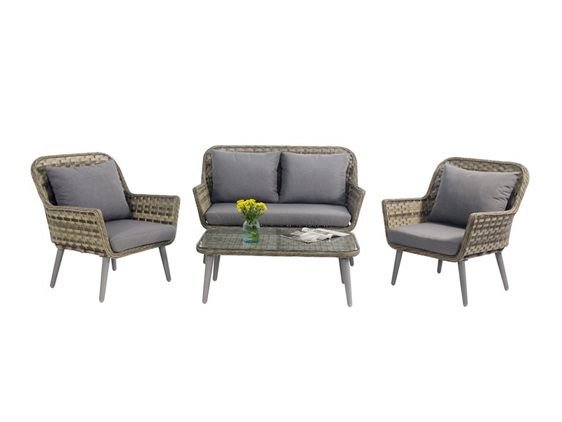 Gartenterrasse Möbel im Freien Rattan Sofa Set, KD Design YQR-705
